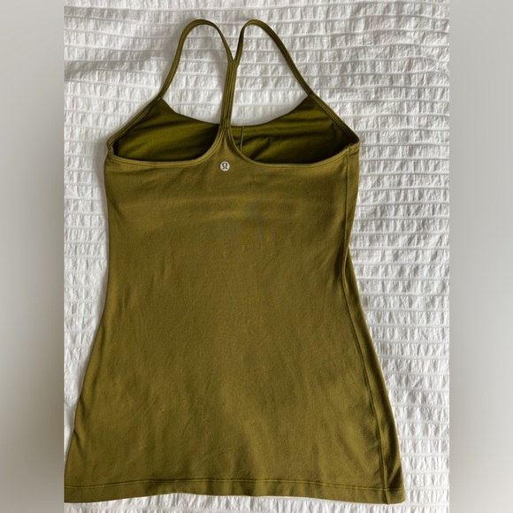Lululemon Power Y Tank - Size 6 - Green - Picture 3 of 10